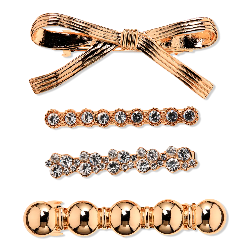 Assorted Metal Barrettes by Conair Accessories