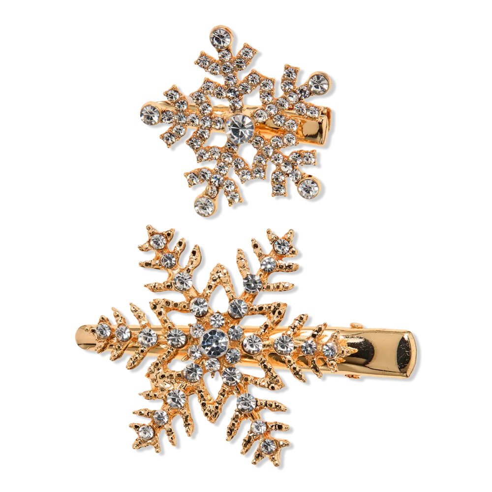Snowflake Salon Clips by Conair Accessories