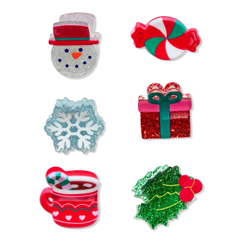 Holiday Novelty Acrylic Claw Clips by Conair Accessories