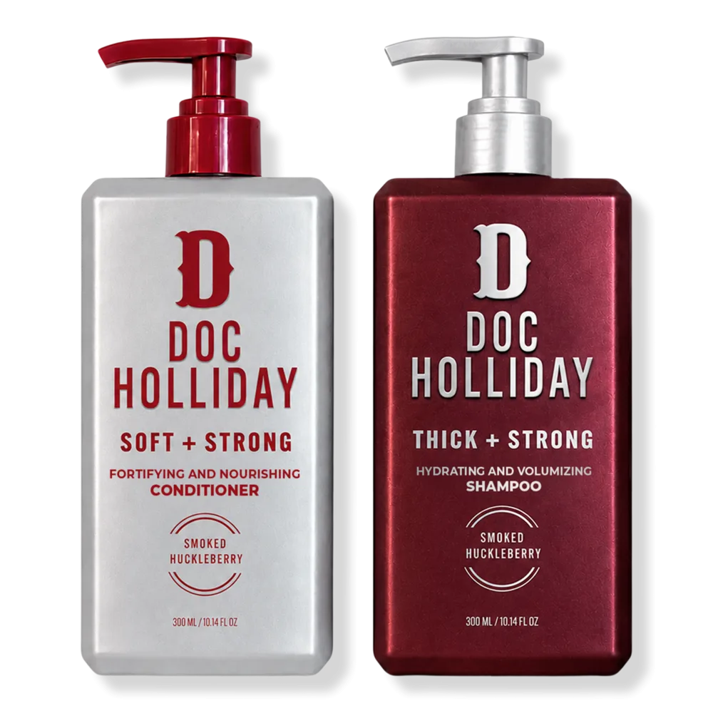 Thick + Soft Shampoo and Conditioner Bundle - 10.14 oz (pack of 2) by Doc Holliday