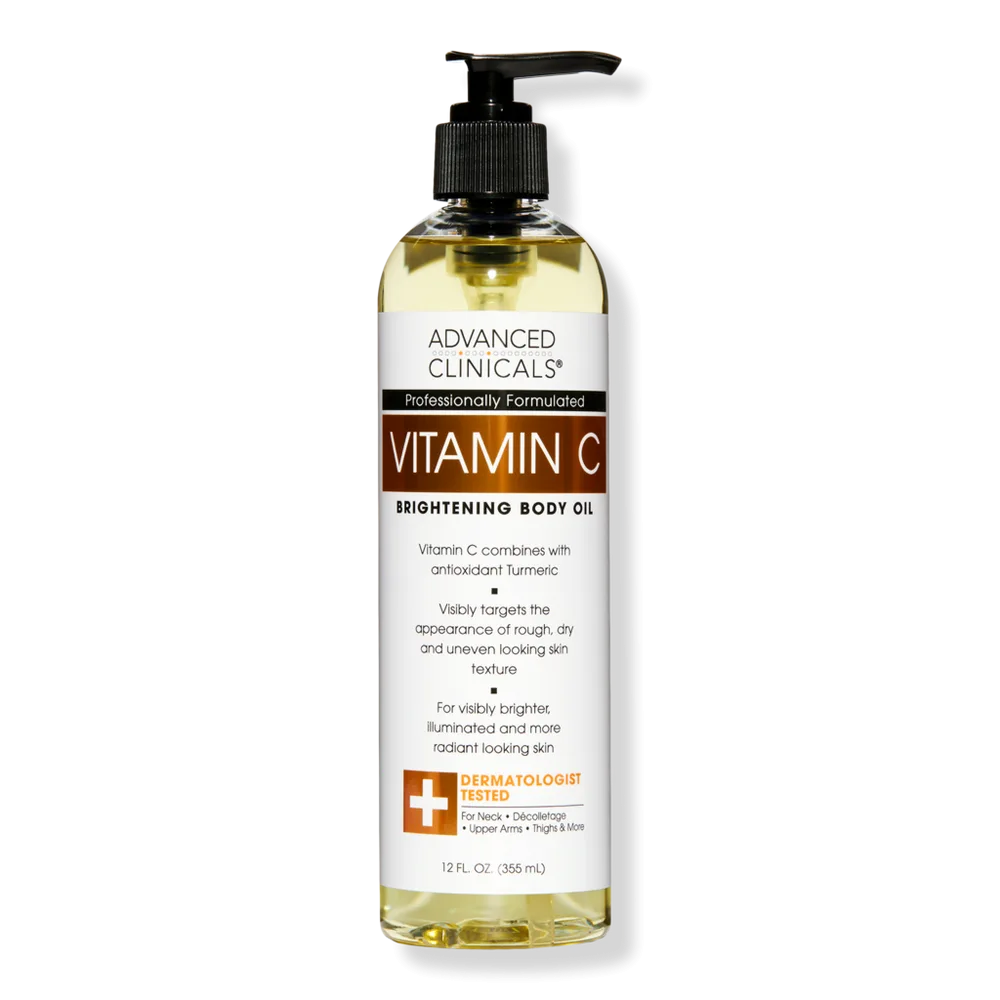 Vitamin C Brightening Body Oil - 12 oz by Advanced Clinicals