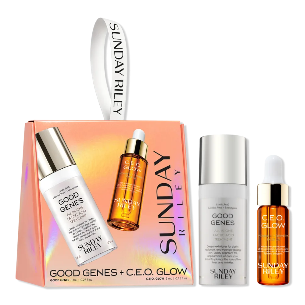 Good Genes + C.E.O Glow Ornament 2 Piece Kit by Sunday Riley