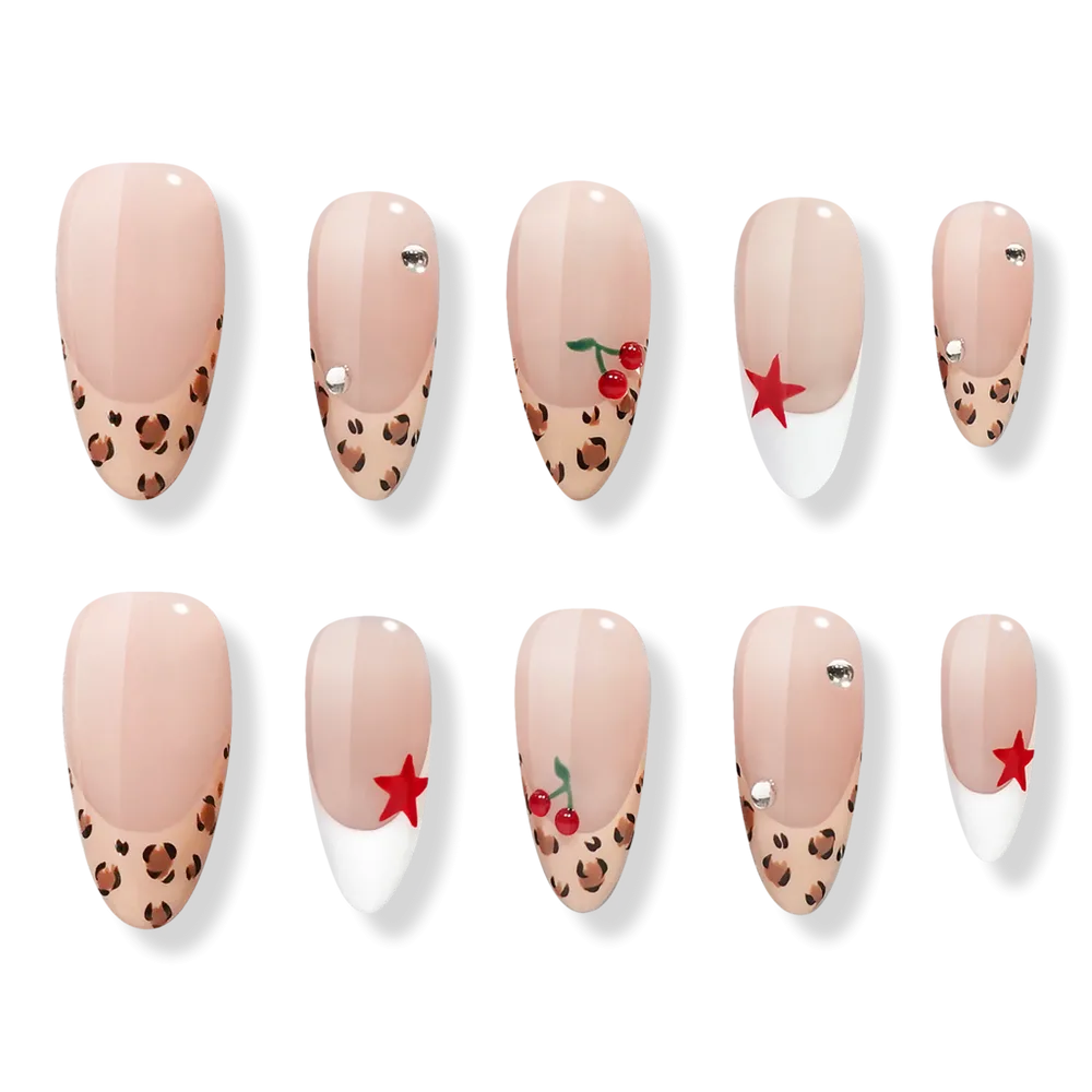 Atlanta - Medium Almond Press-On Nails by 3h Nails