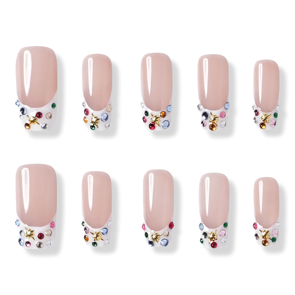 Las Vegas - Medium Square Press-On Nails by 3h Nails