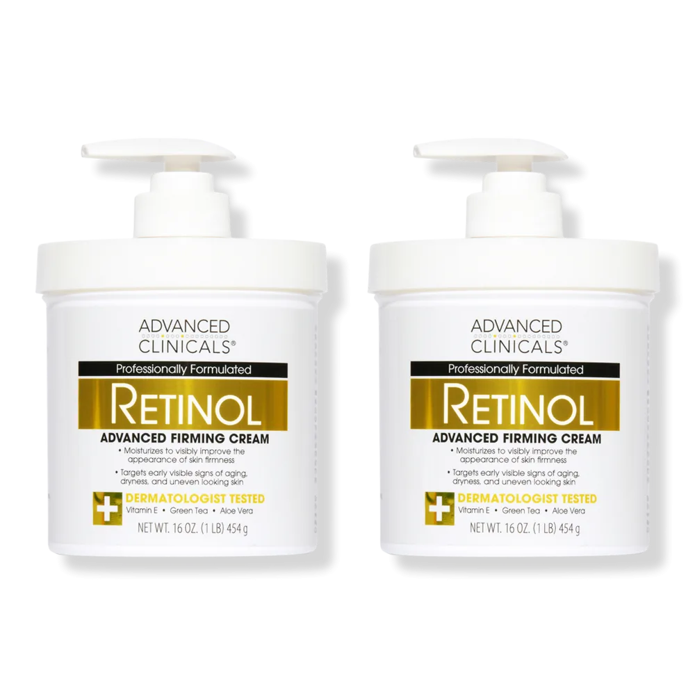 Retinol Advanced Firming Body Cream - 2-Pack (32 Ounce) by Advanced Clinicals