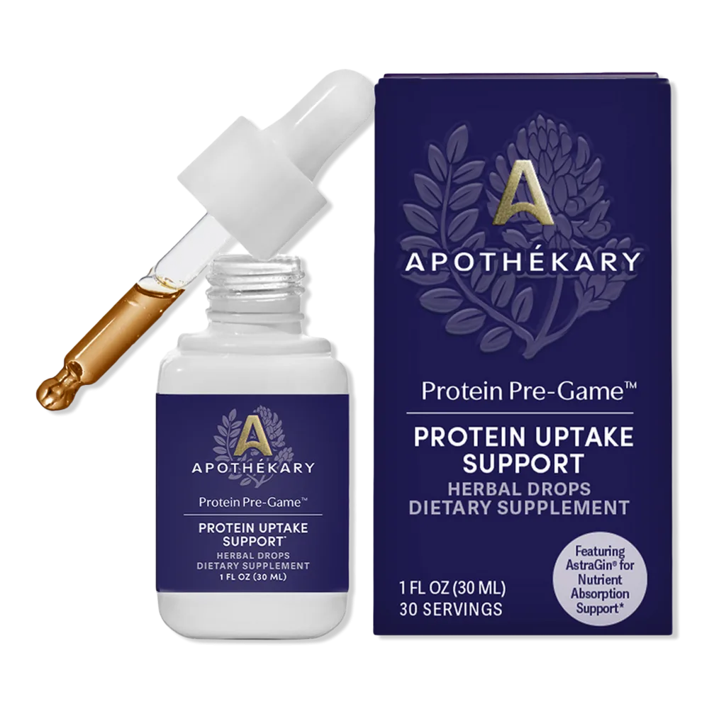 Protein Pre-Game Protein Digestion & Amino Acid Absorption Support Herbal Drops by Apothekary
