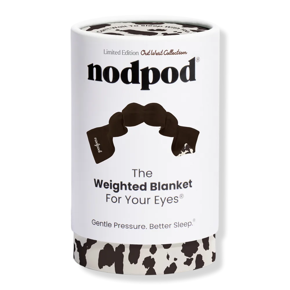 Weighted Blanket for Your Eyes - Out West Collection - Cowhide by Nodpod