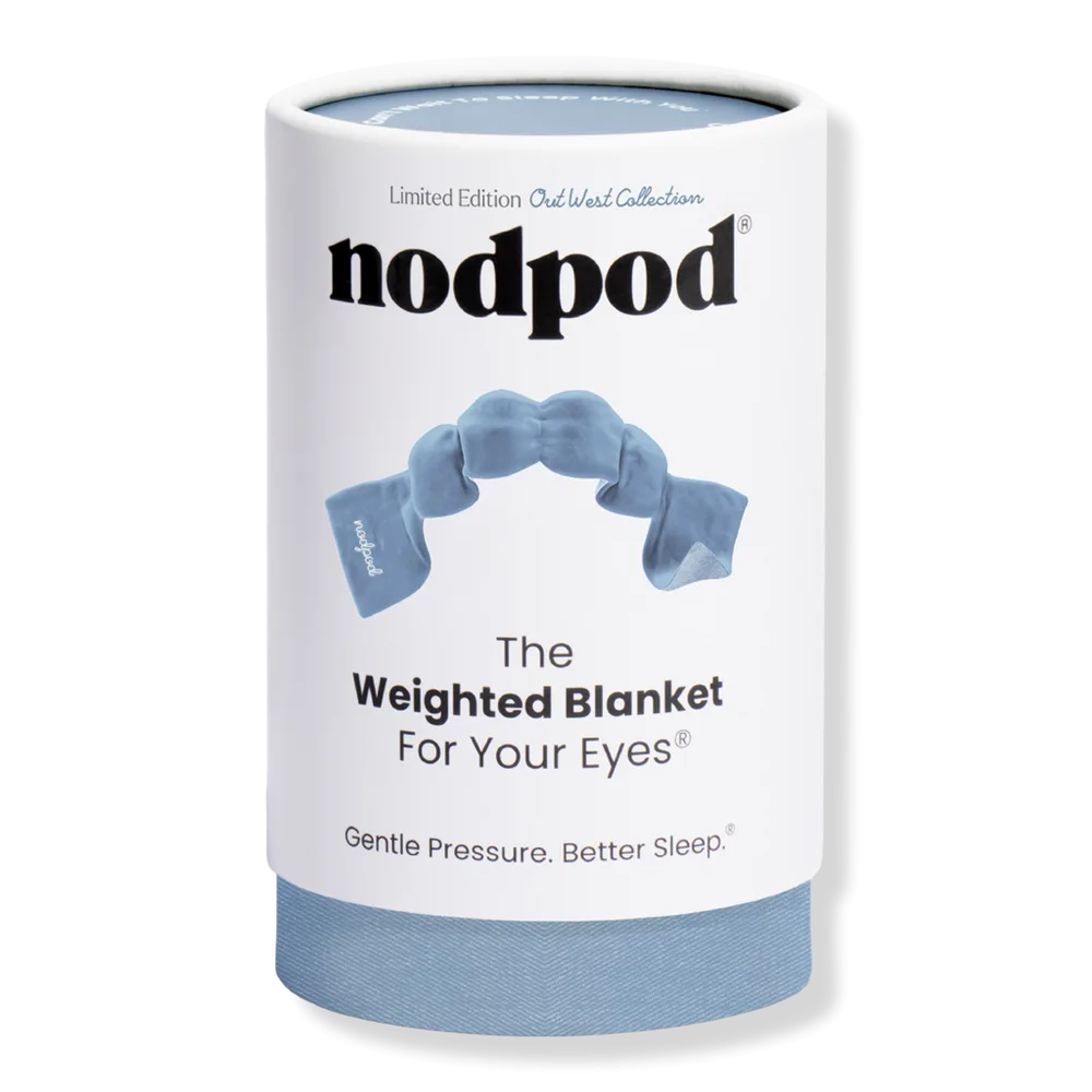Weighted Blanket for Your Eyes - Out West Collection - Blue Jeans by Nodpod