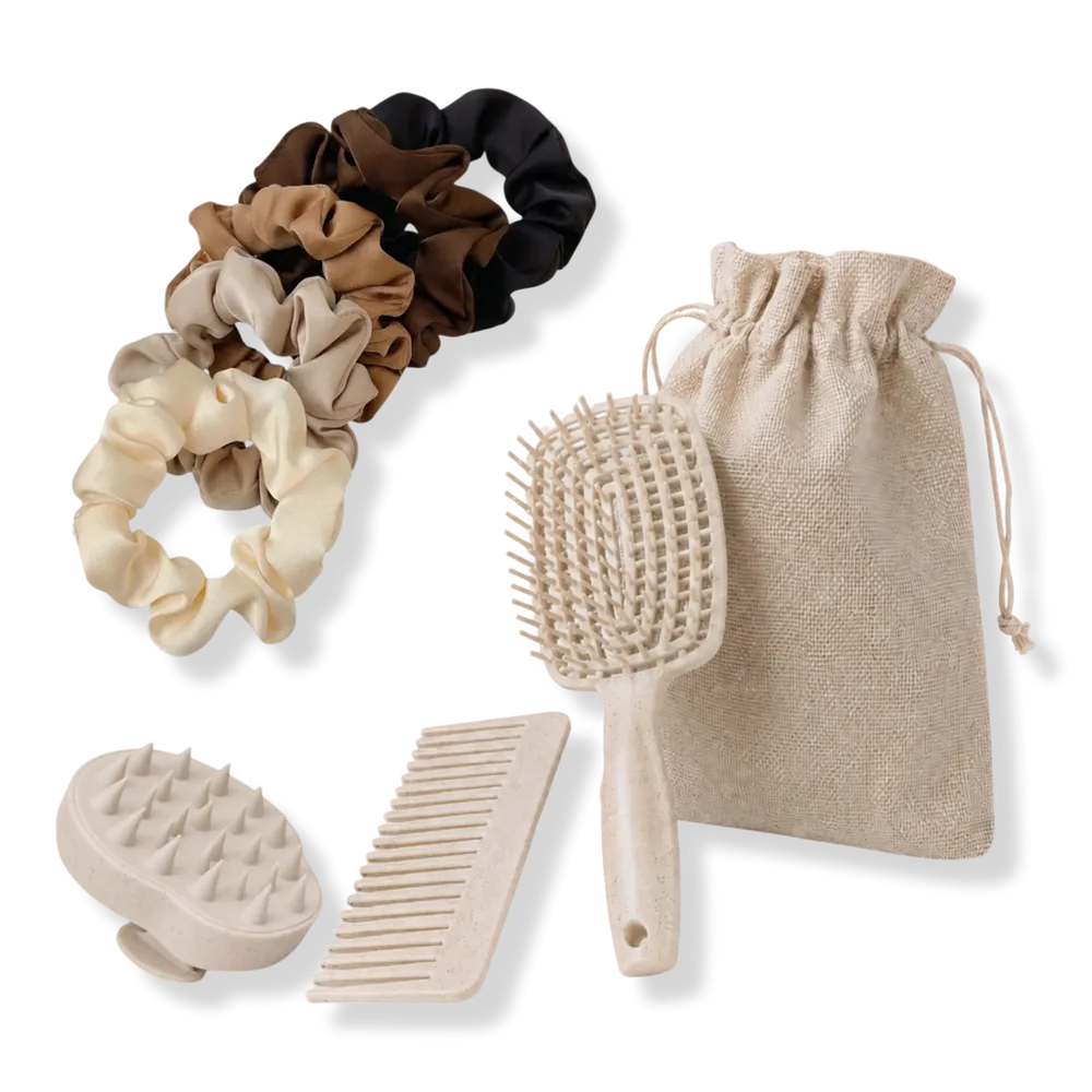 Hair Brush and Scrunchie Set by Cosmoglo