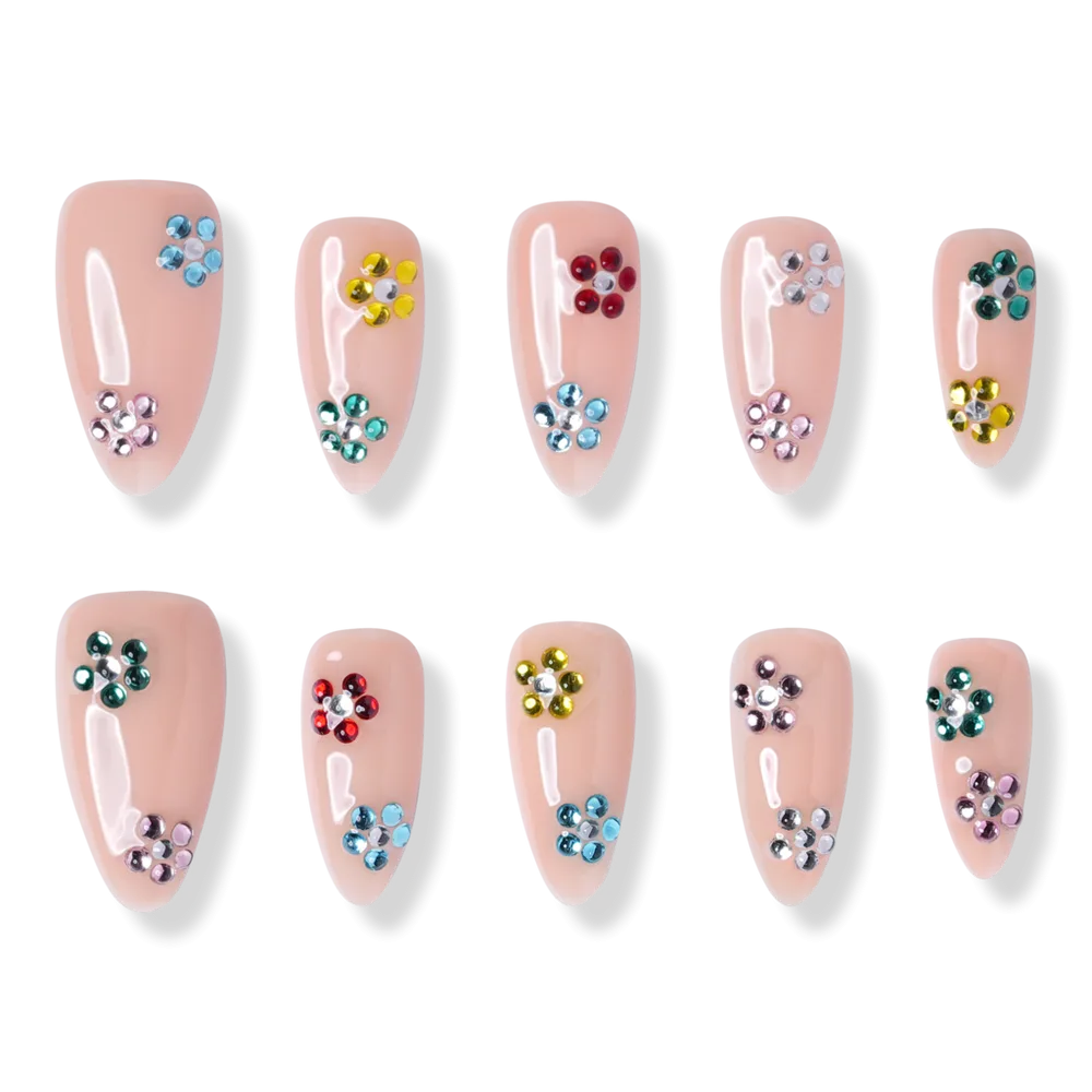 Nashville Medium Almond Press-On Nails by 3h Nails