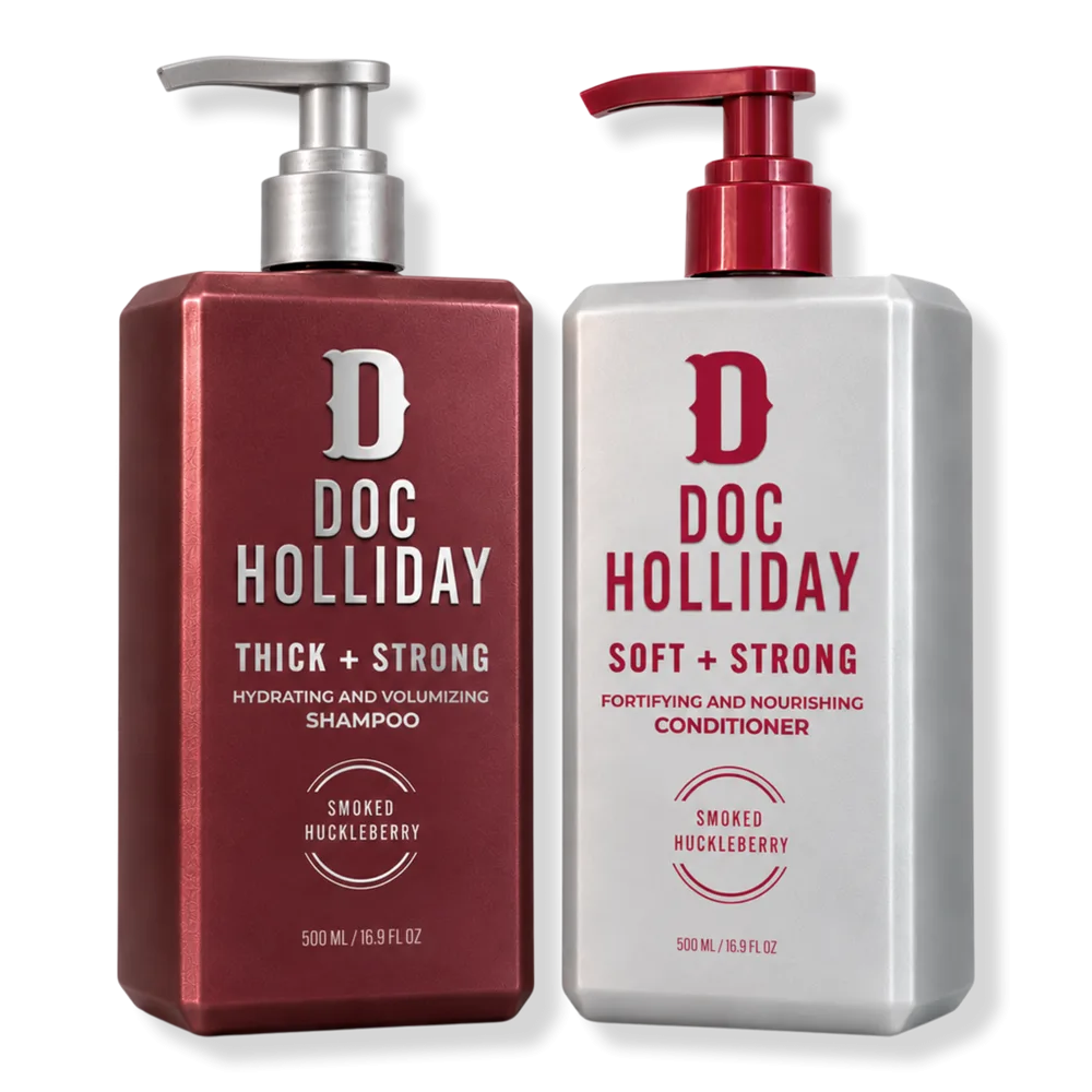 Thick + Soft Shampoo and Conditioner Bundle - 16.9 oz (pack of 2) by Doc Holliday