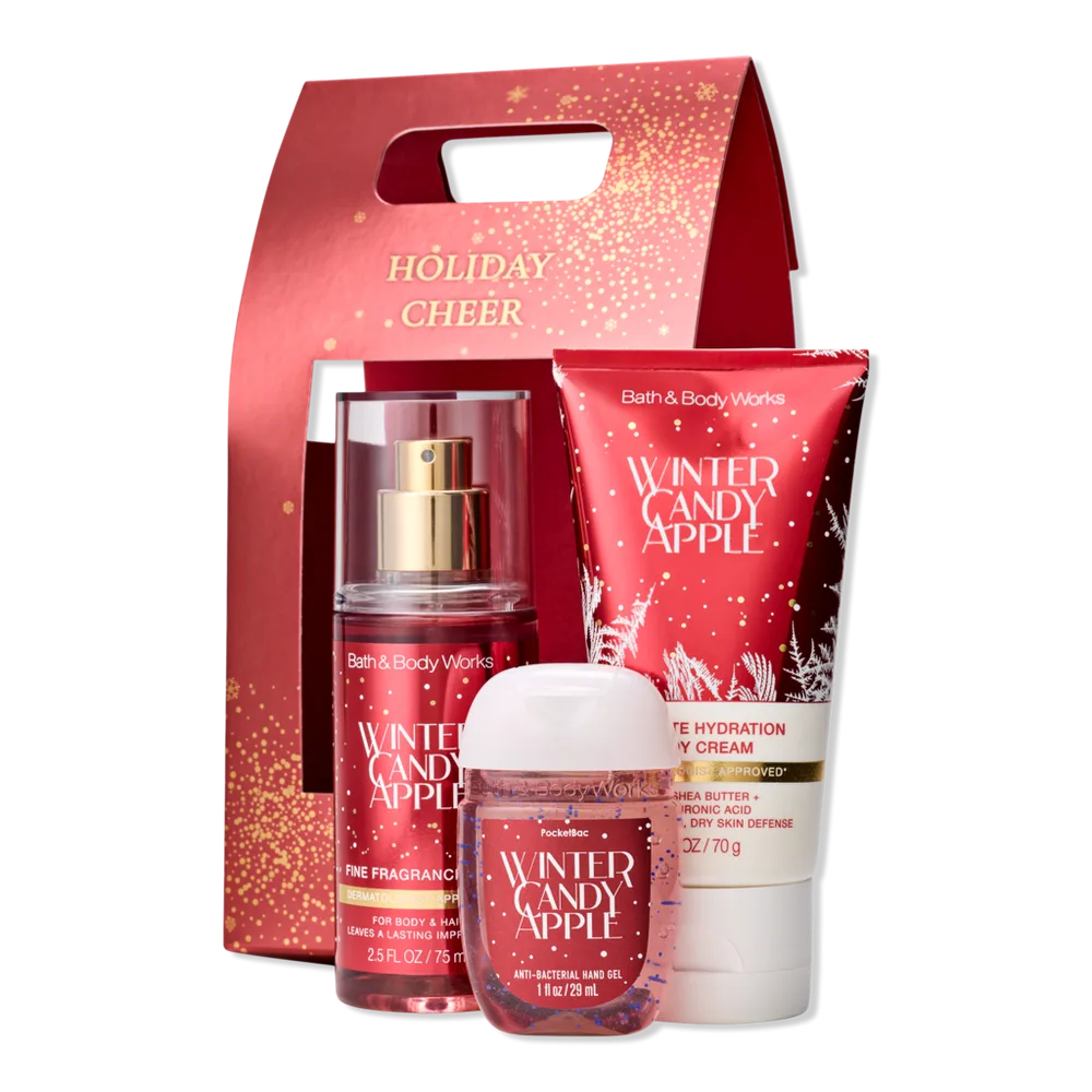 Winter Candy Apple Travel Size Gift Set by Bath & Body Works