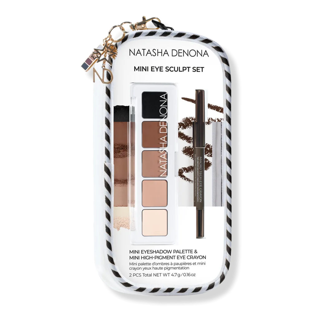 Mini Eye Sculpt Eyeshadow Palette & Eye Crayon Pencil Duo Makeup Gift Set by Natasha Denona