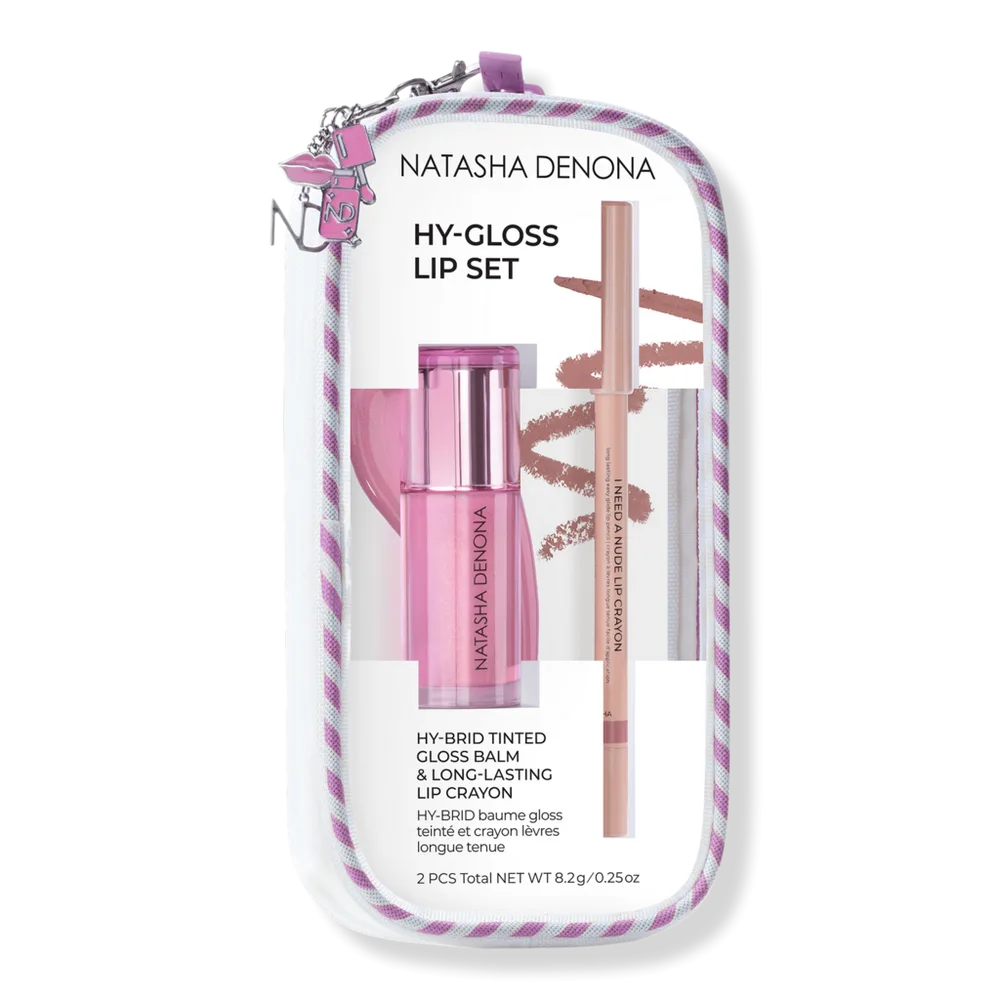 Hy-Gloss Lip Gloss Duo Gift Set - Lush Lila by Natasha Denona