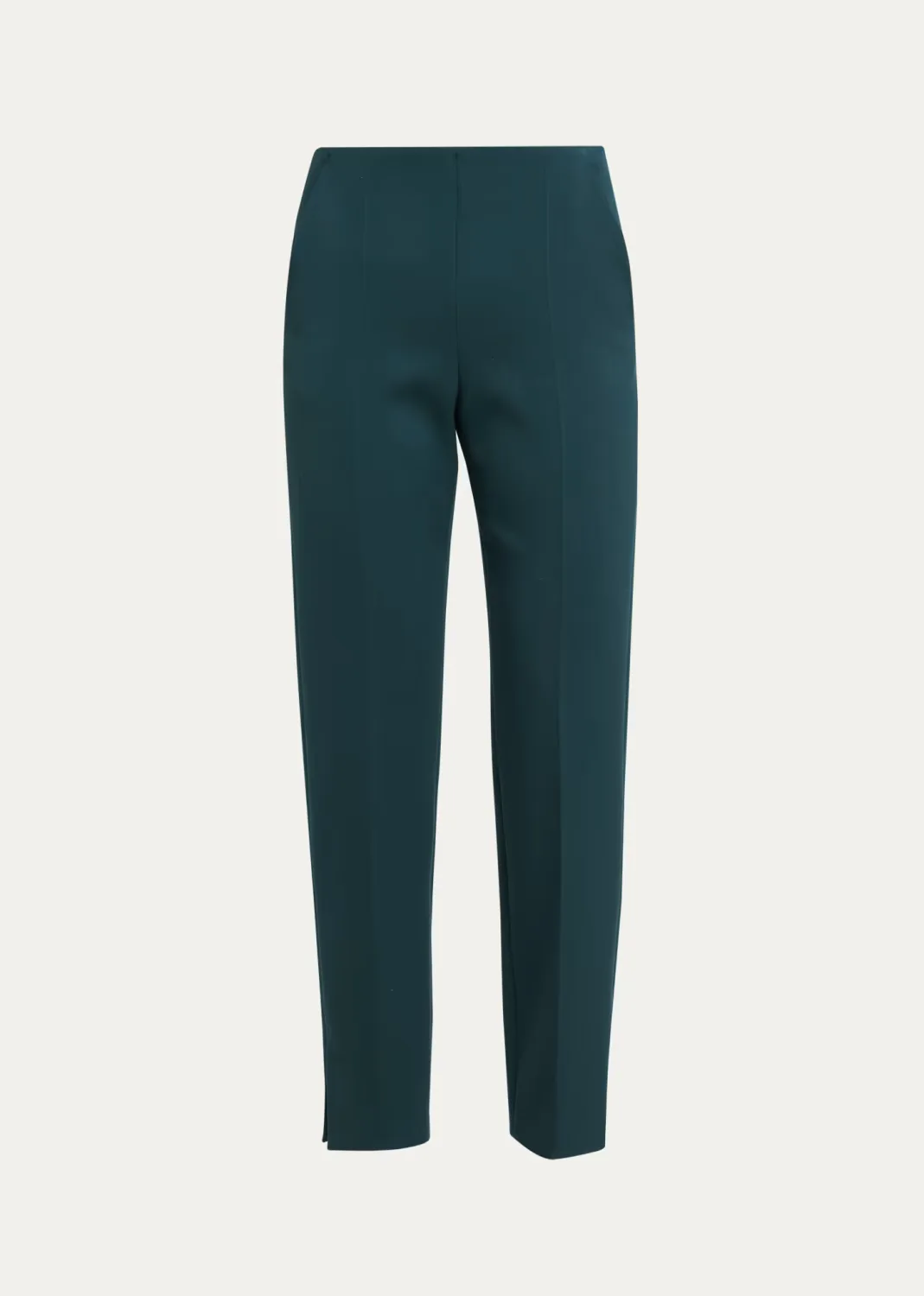 Slim-Leg Stretch Wool Trousers by Armani