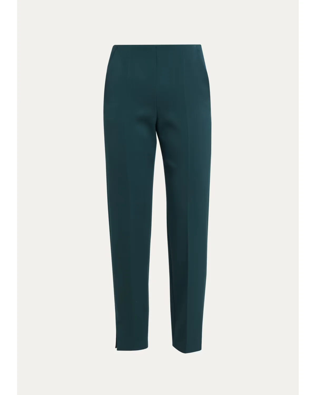Slim-Leg Stretch Wool Trousers by Armani