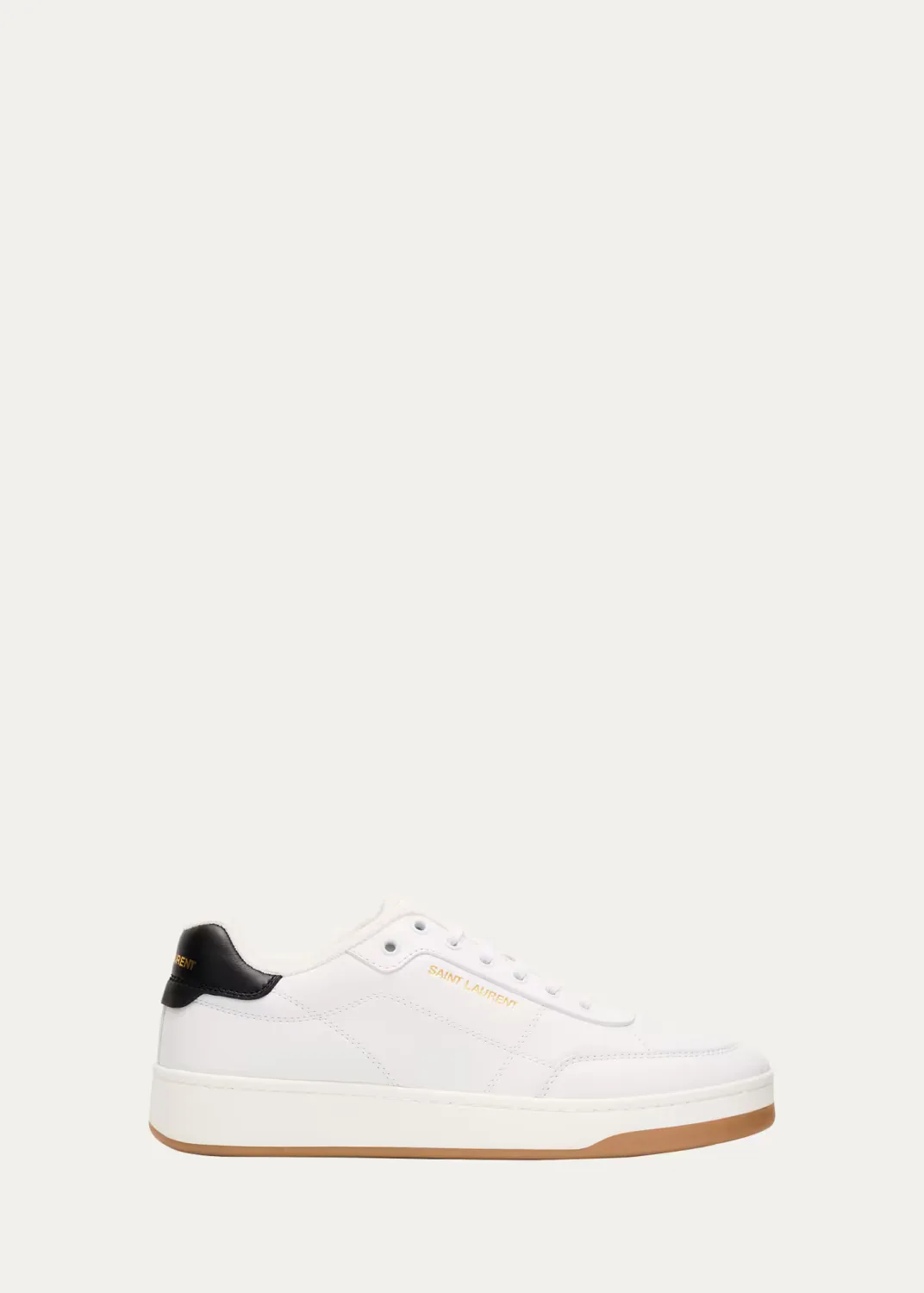 SL/61 Leather Low-Top Sneakers by Saint Laurent