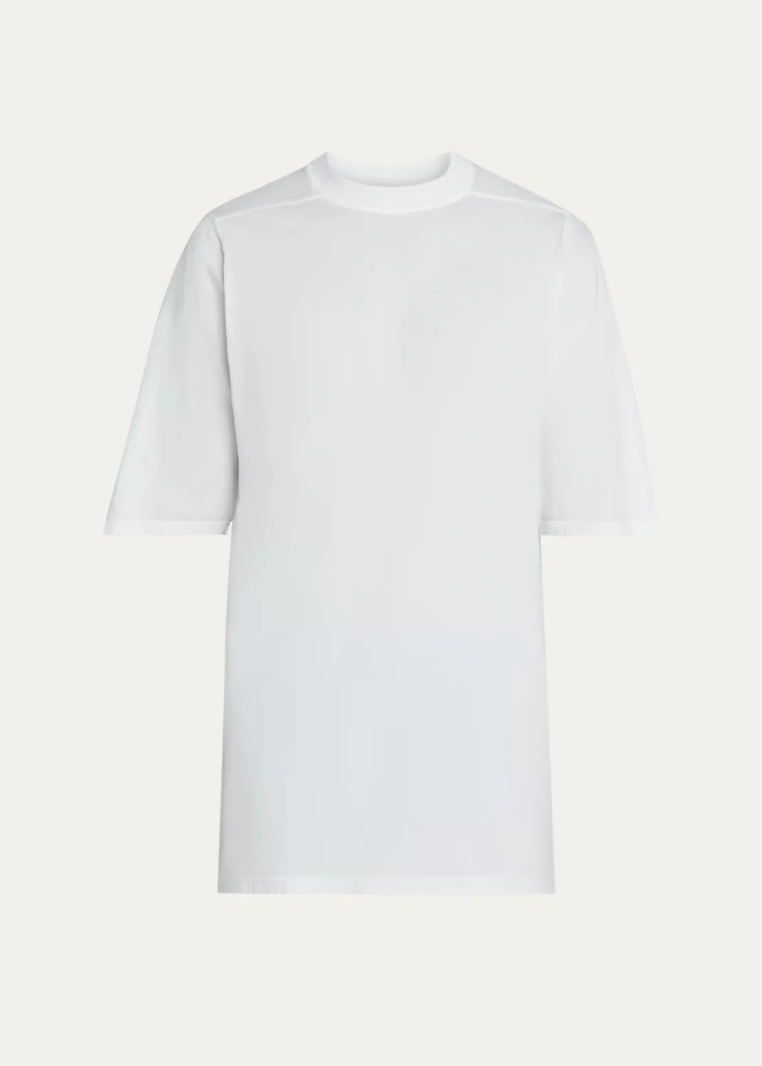 Cotton Jumbo Crewneck T-Shirt by Rick Owens