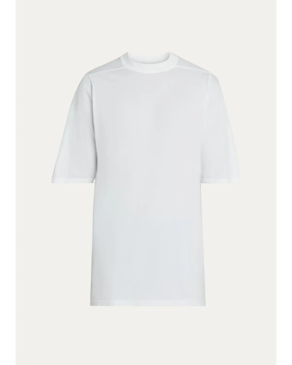 Cotton Jumbo Crewneck T-Shirt by Rick Owens