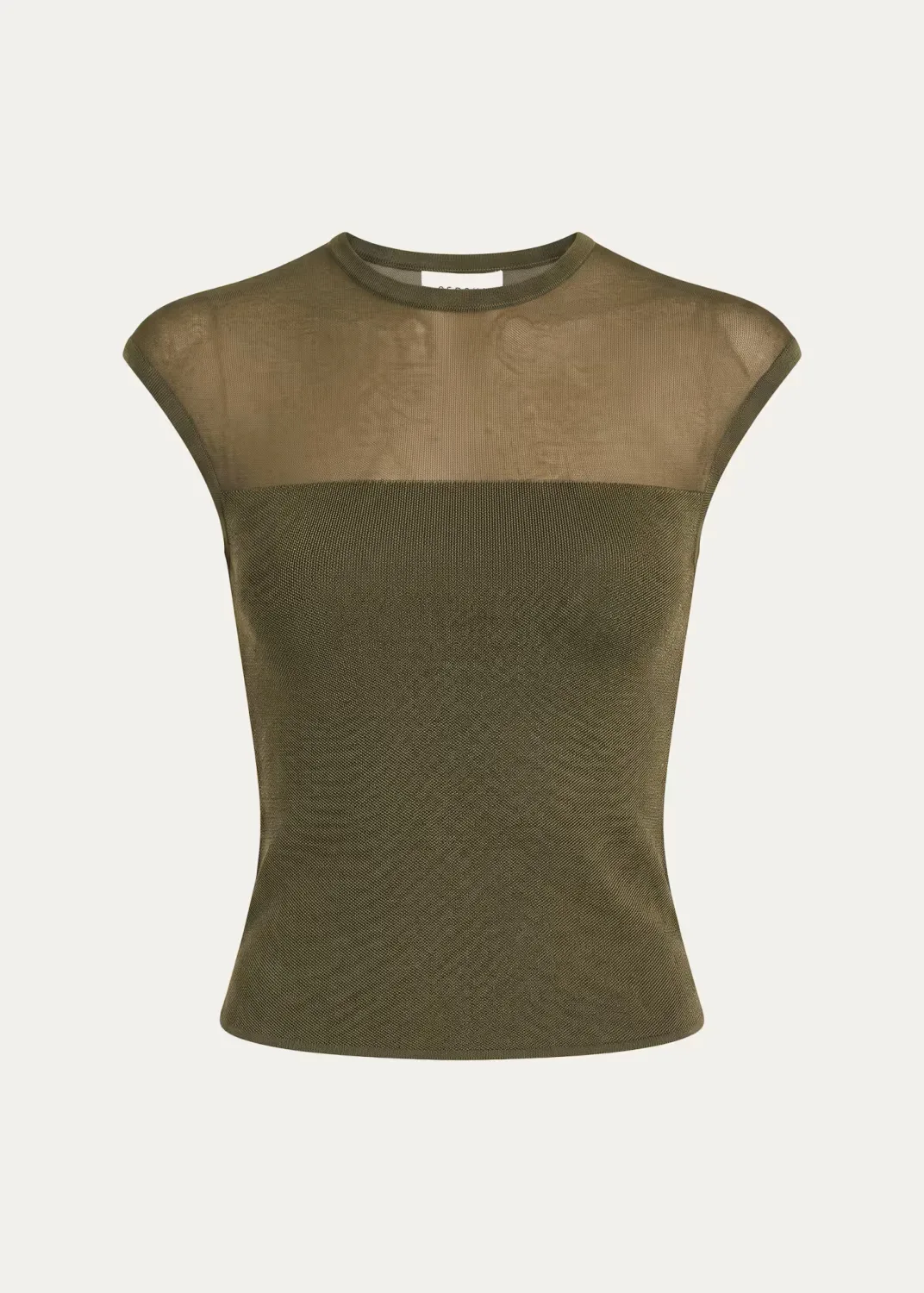 Whitney Mesh-Yoke Top by SEROYA