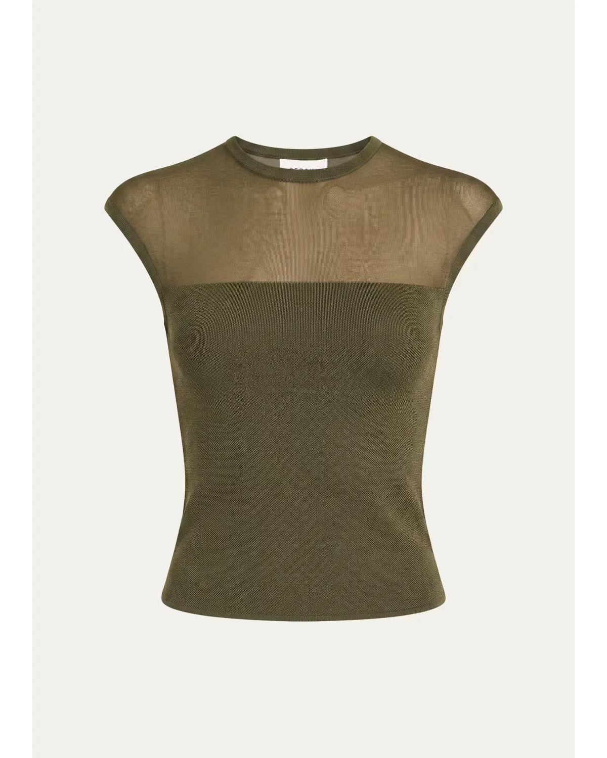 Whitney Mesh-Yoke Top by SEROYA