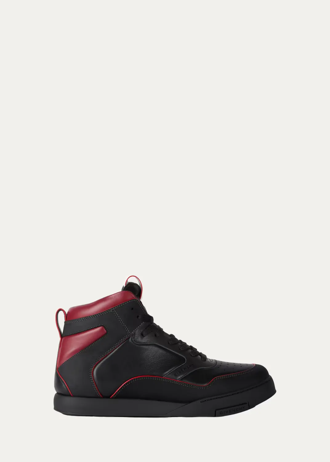 Leather High-Top Sneakers by GIVENCHY