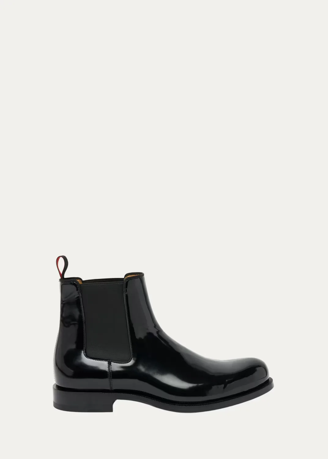Choucair Patent Leather Chelsea Boots