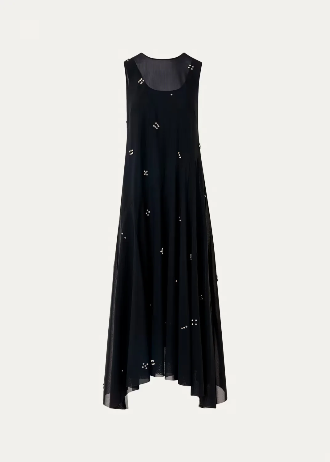 Diamond Dice Dot Midi Dress by Akris Punto