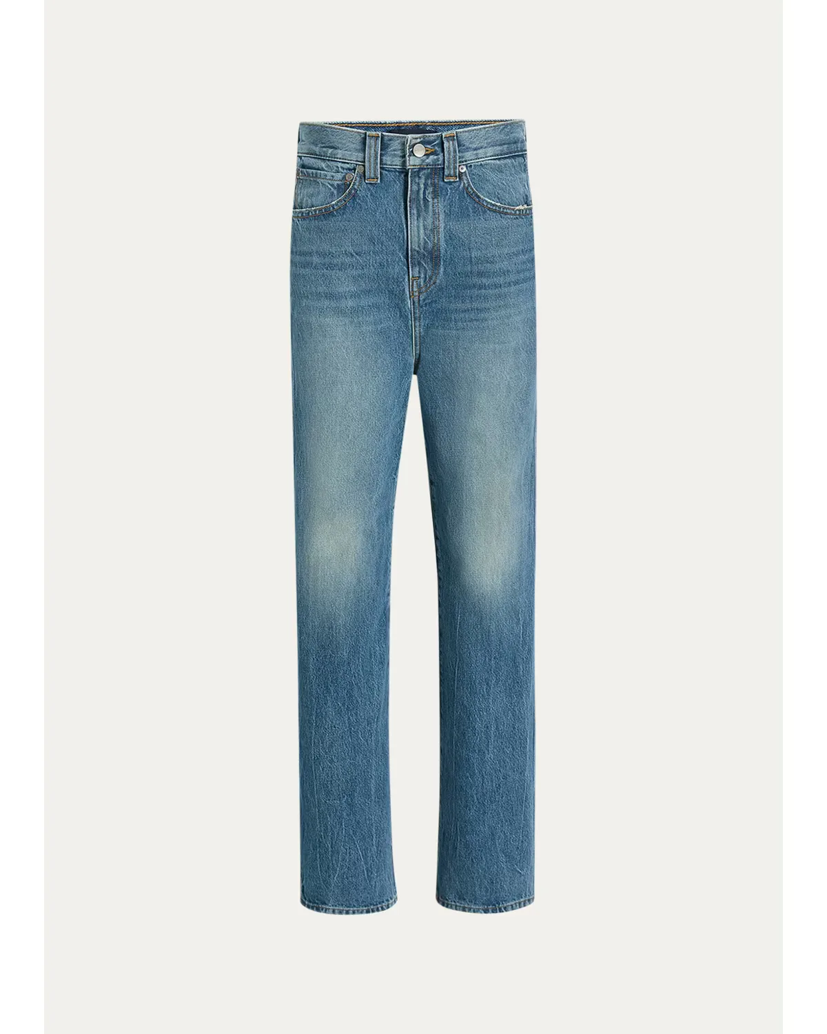Bonnie Low-Rise Straight-Leg Jeans by Khaite