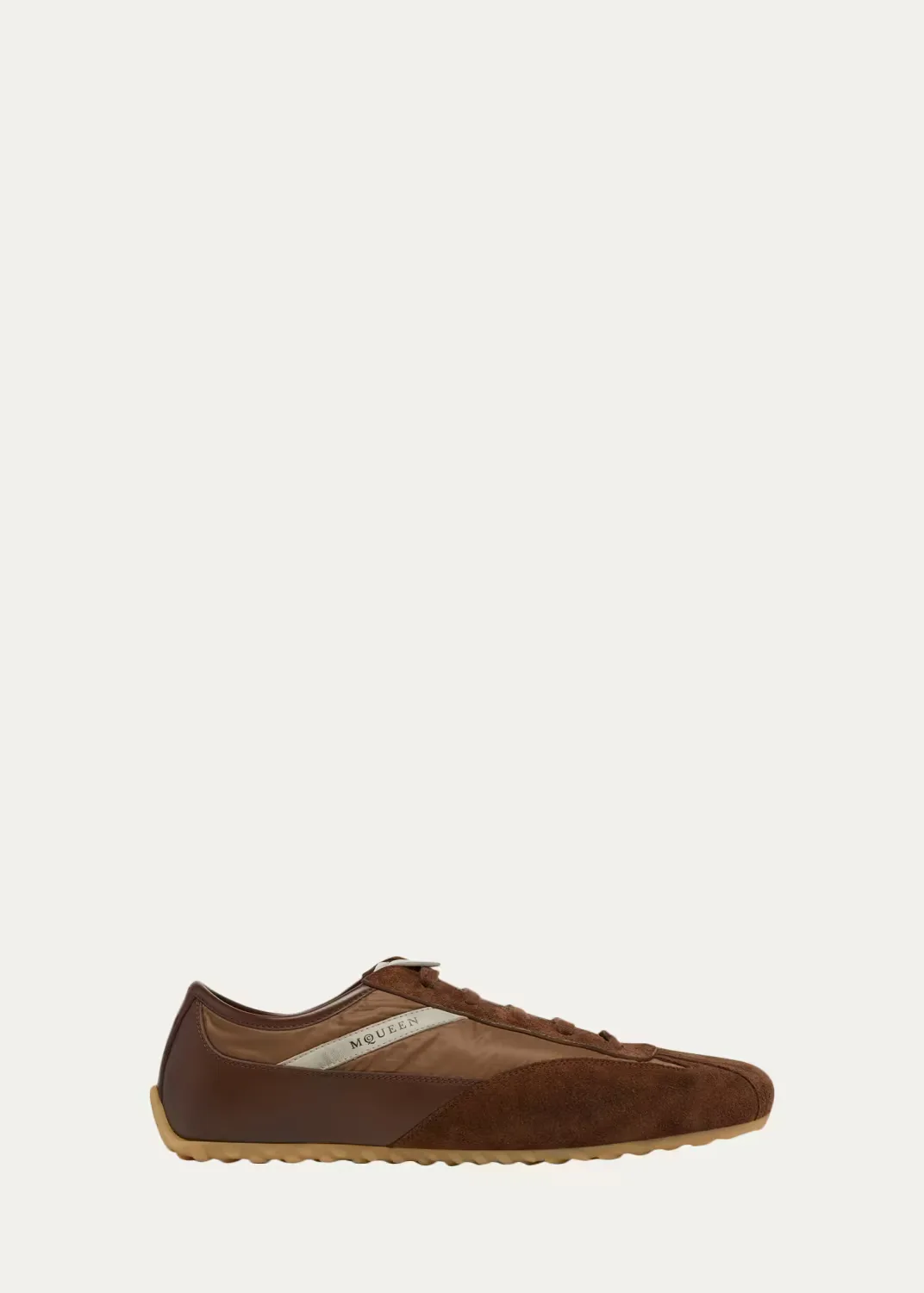 Boxe Mixed Media Low-Top Sneakers