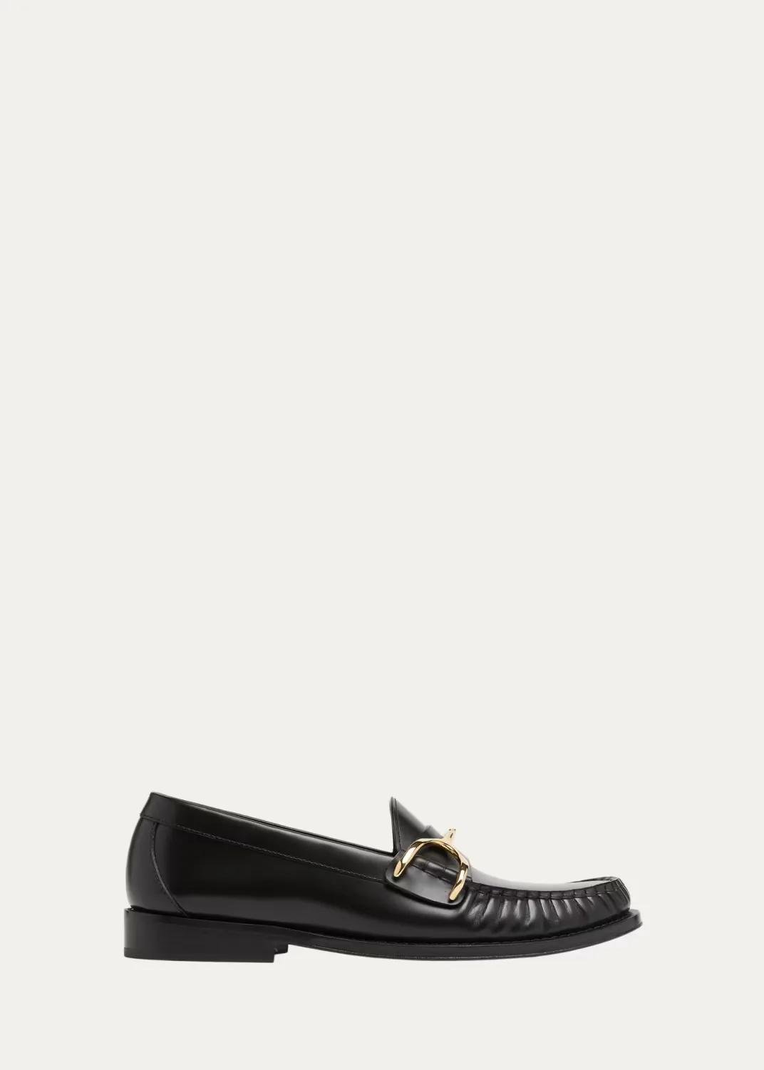 Wishbone Leather Moccasin Loafers by McQueen