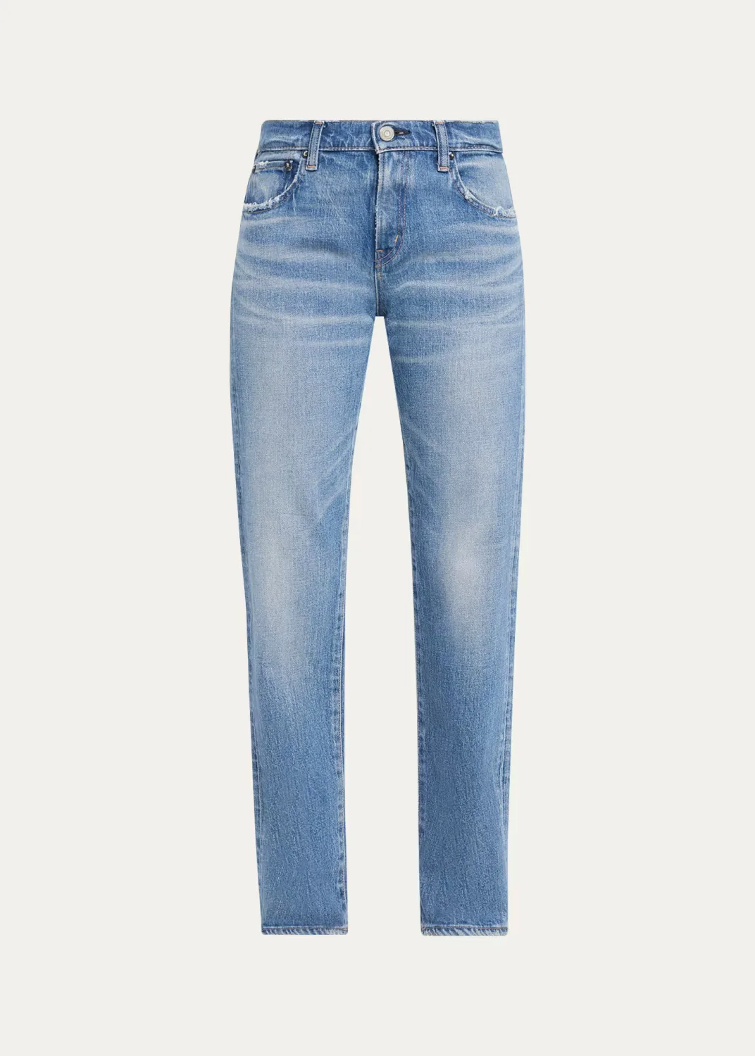 Slim Straight Jeans by Moussy