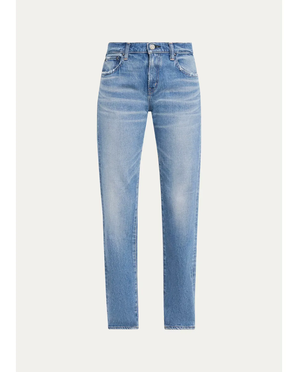 Slim Straight Jeans by Moussy