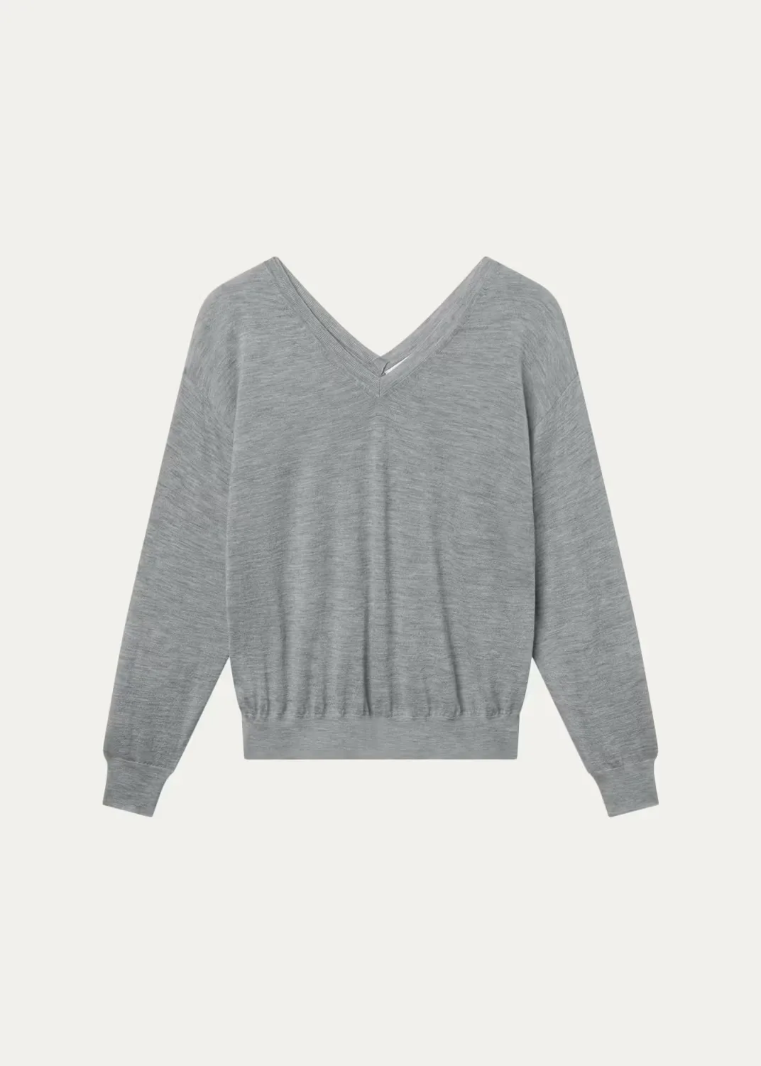 The Cashmere V-Neck Sweater by FRAME