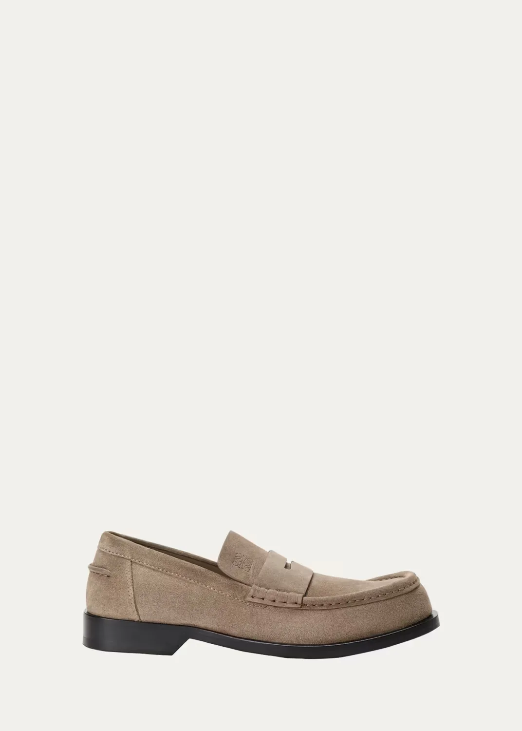 Suede Penny Loafers
