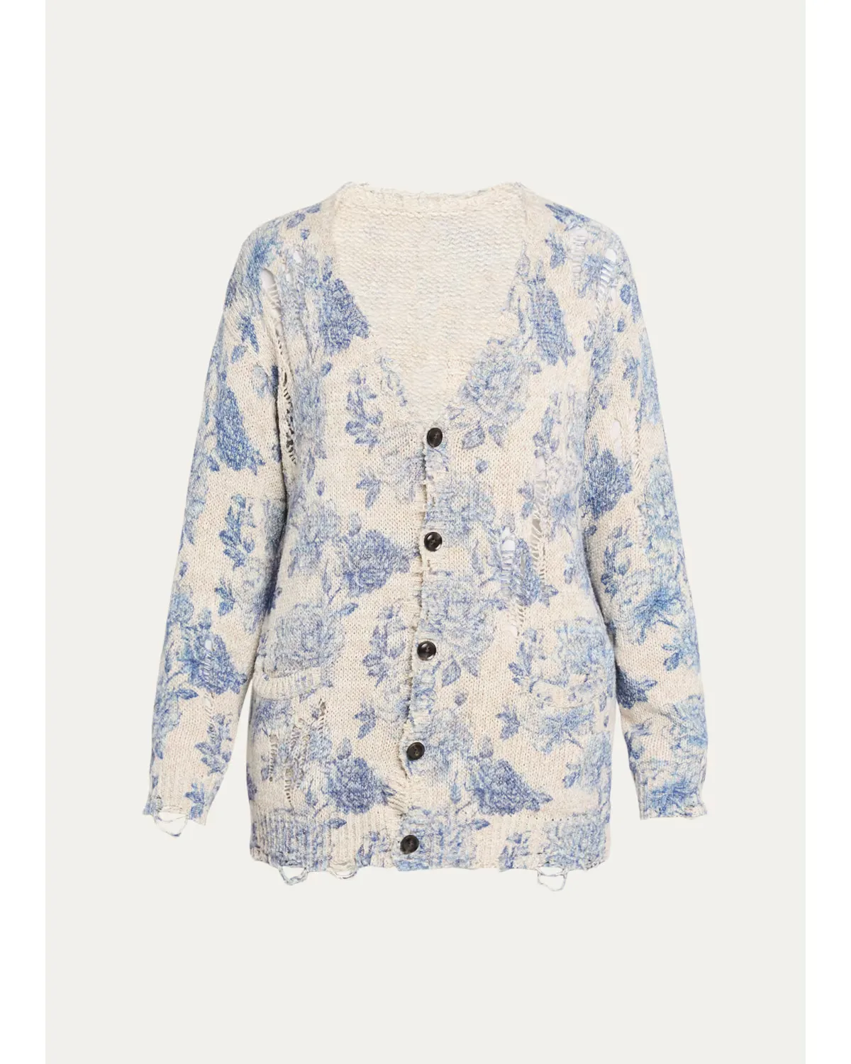 Printed Boyfriend Cardigan by R13