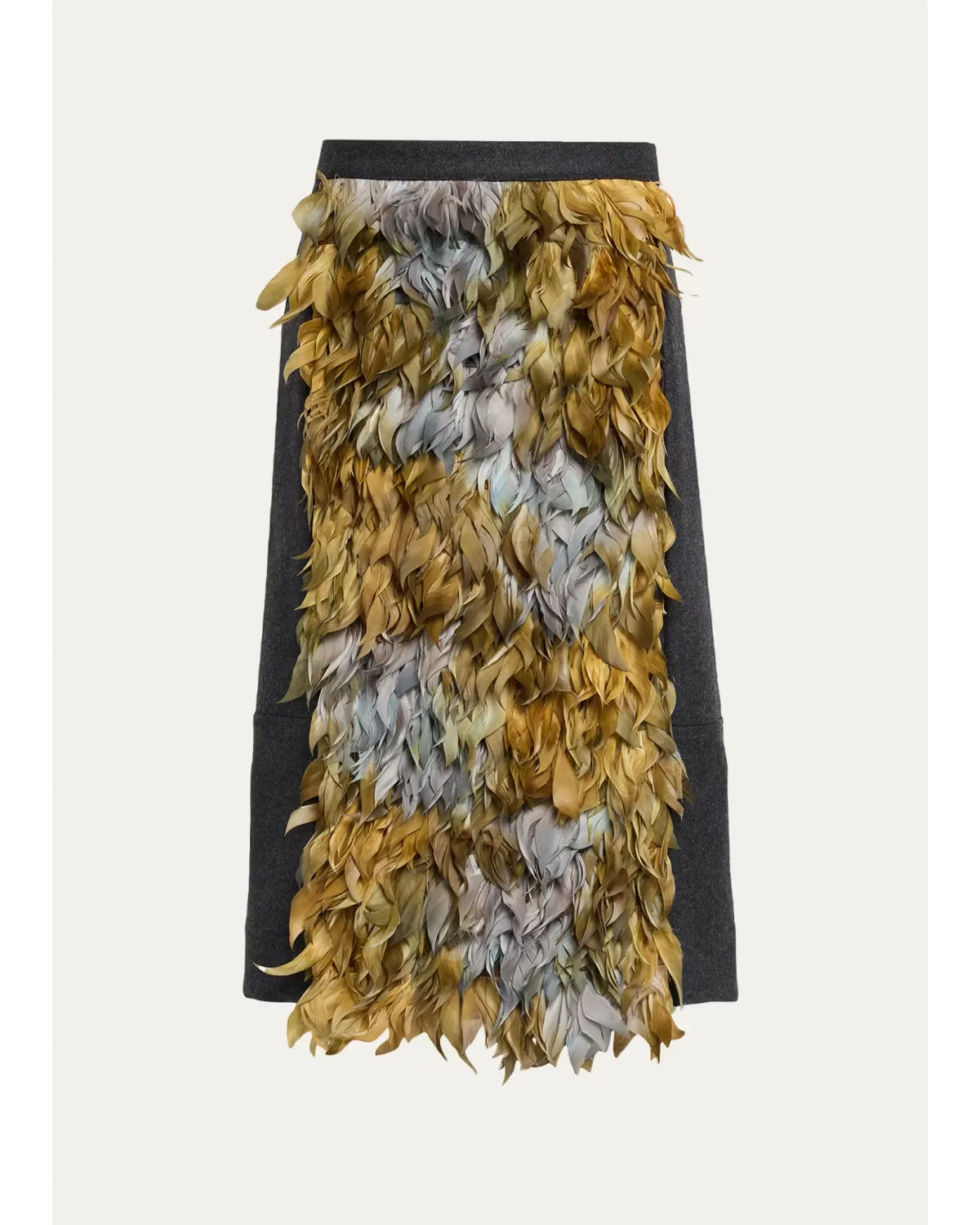 Wool-Blend Sequin Midi Skirt by Plan C