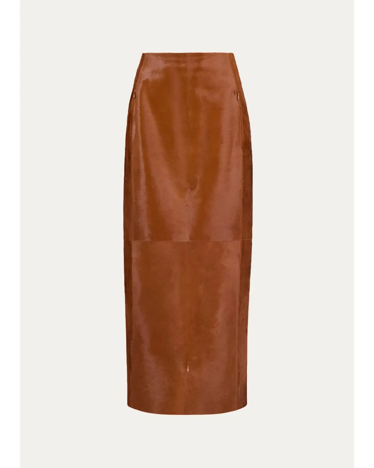 Leather Maxi Pencil Skirt by ALAA