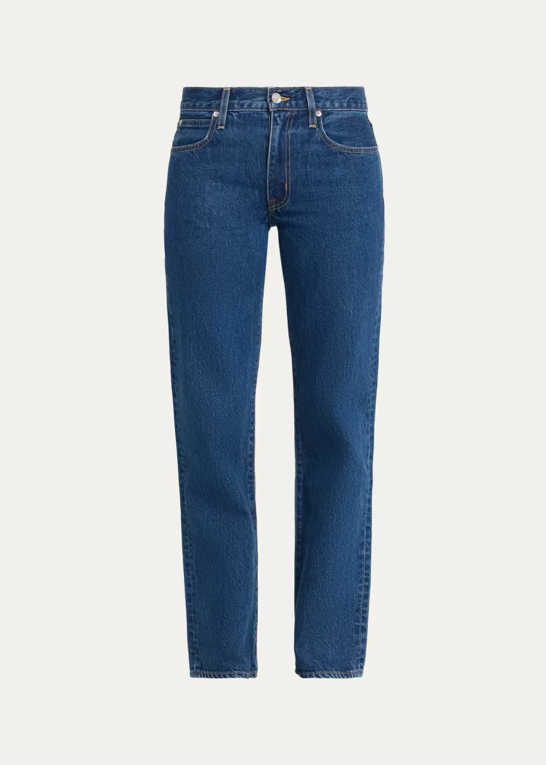 Chloe Low-Rise Straight-Leg Jeans by SLVRLAKE