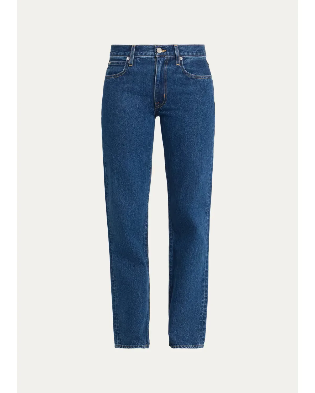 Chloe Low-Rise Straight-Leg Jeans by SLVRLAKE