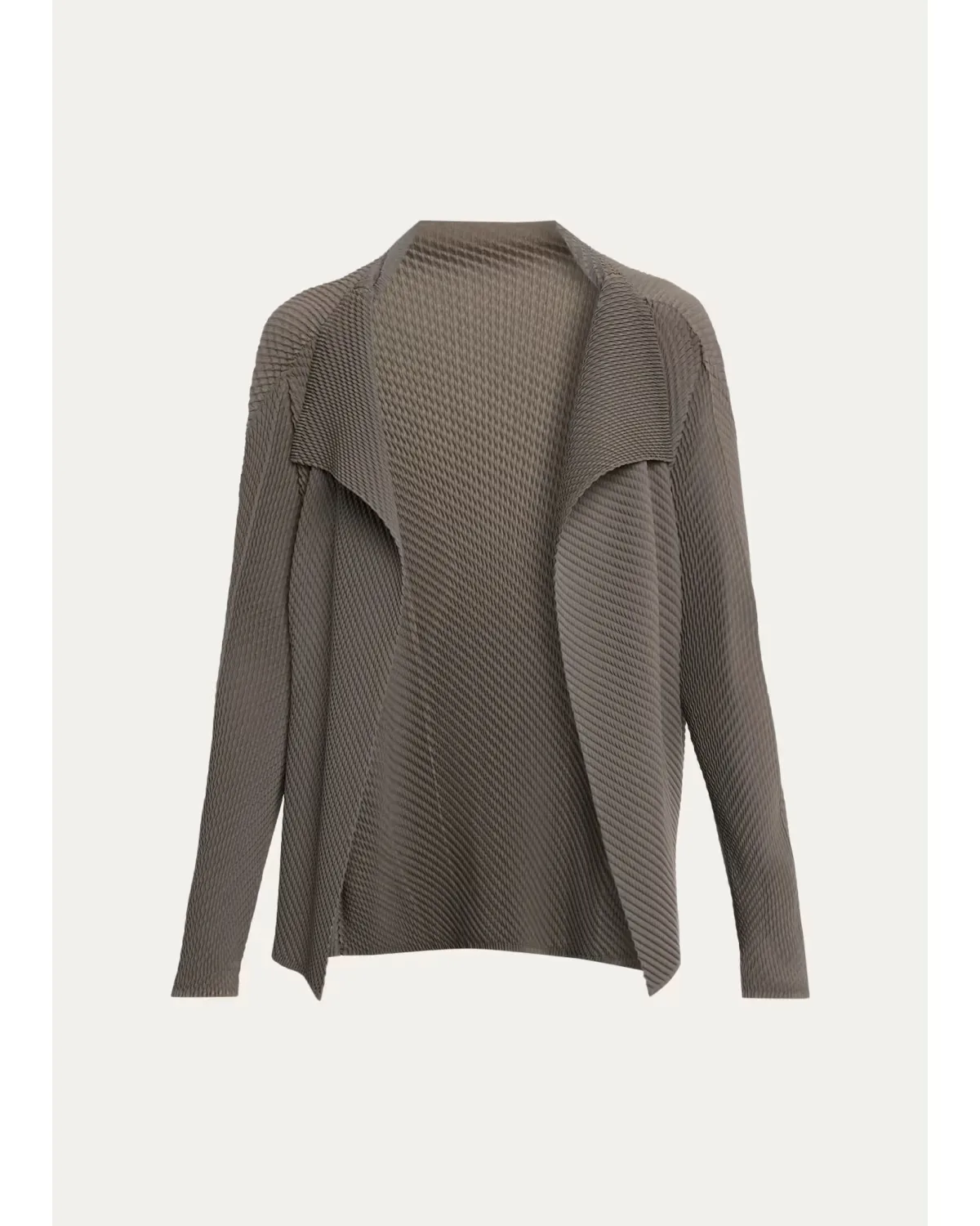 Misty Pleats Open Cardigan by Issey Miyake