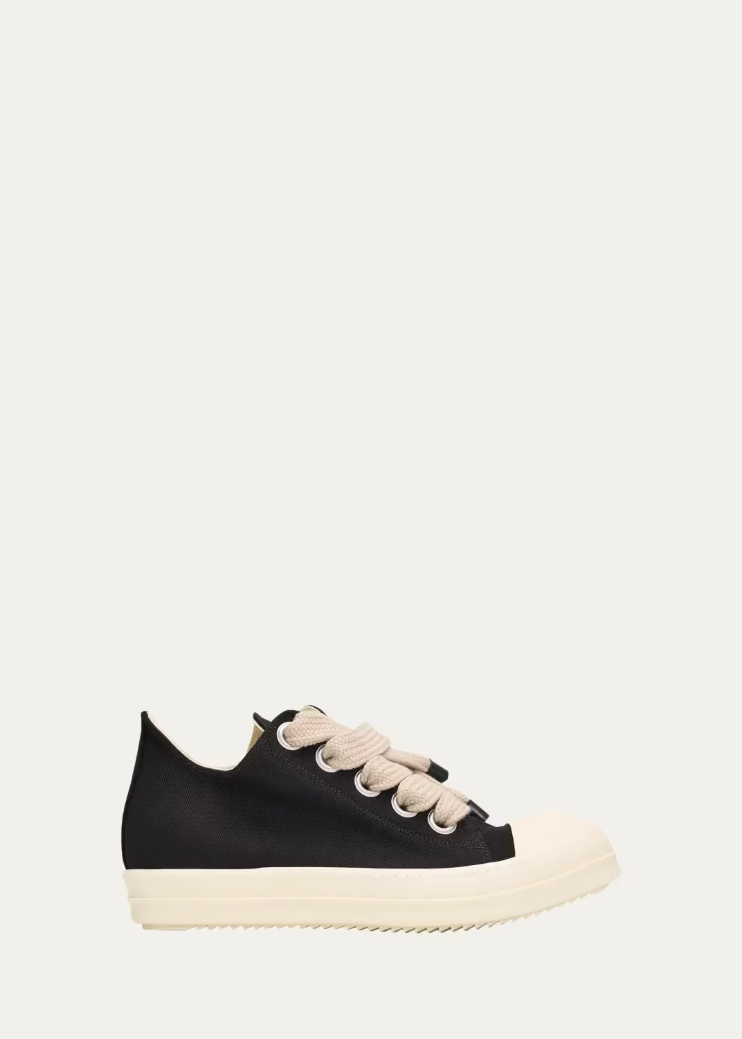 Jumbolace Cap-Toe Low-Top Sneakers by Rick Owens