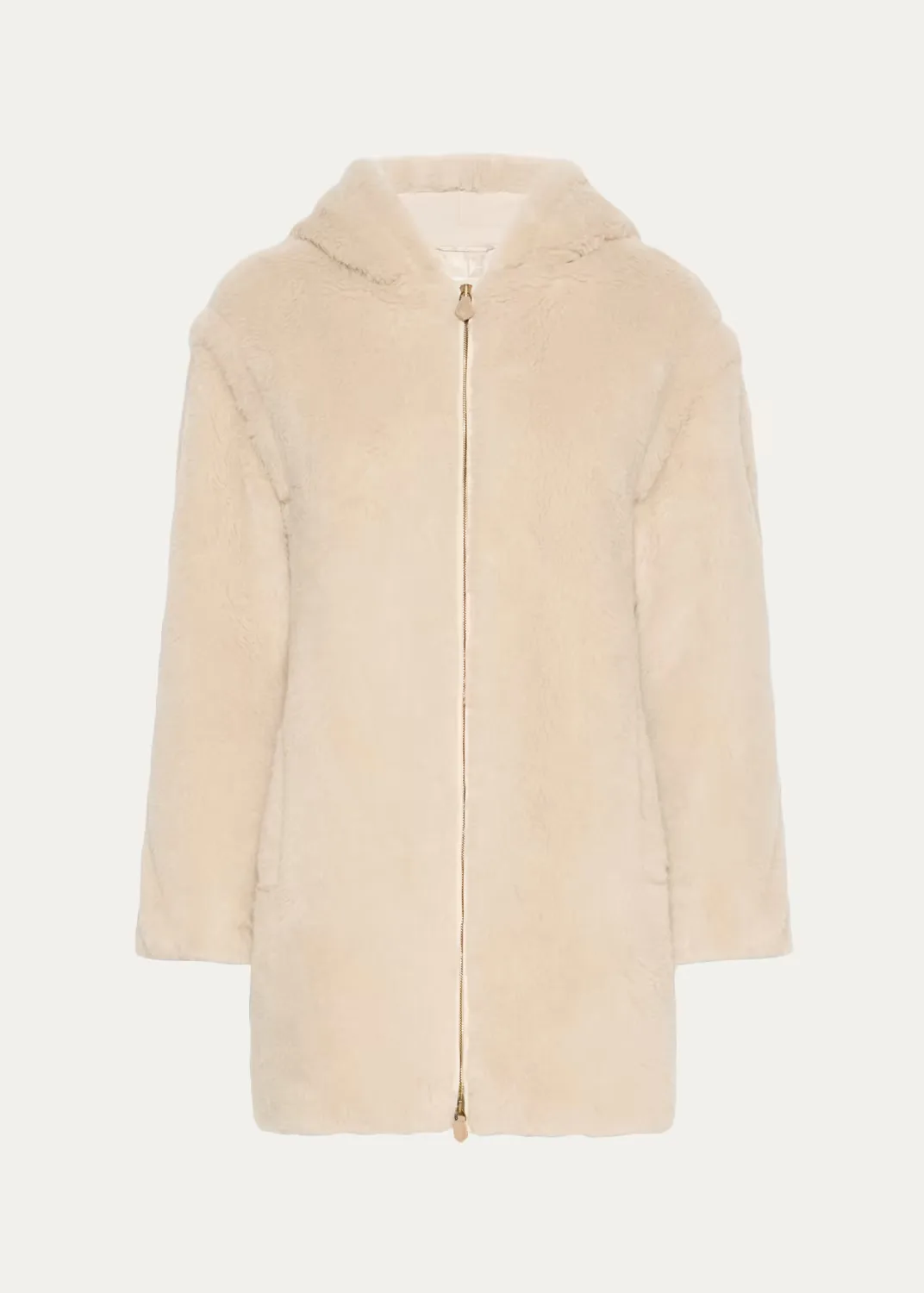 Teddy Oversized Hooded Jacket by Max Mara
