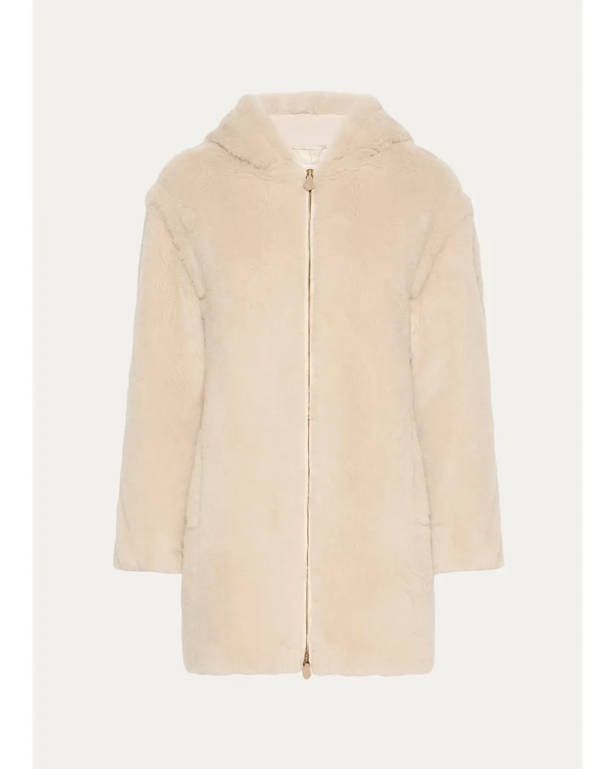 Teddy Oversized Hooded Jacket by Max Mara