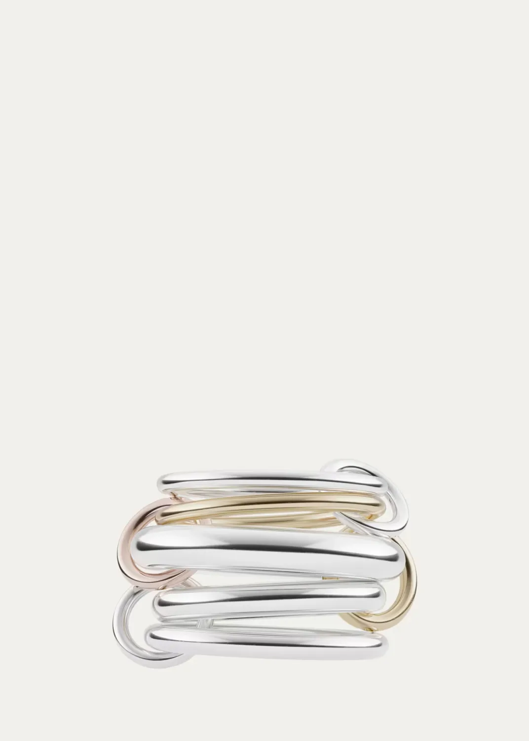 Leo MX Deux Tri-Tone 5-Band Ring by Spinelli Kilcollin