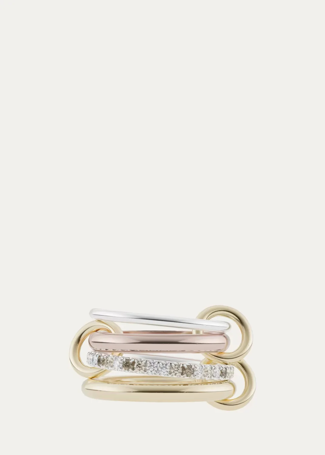 Cancer Mx CCW Multi-Diamond 4-Band Ring by Spinelli Kilcollin