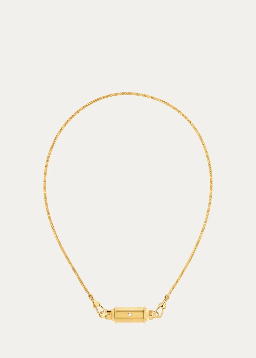 18K Yellow Gold & 0.15 TCW Diamonds Necklace 14.5L by Marie Lichtenberg