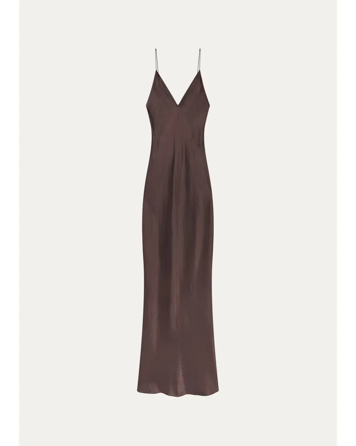 The Textured Satin Maxi Dress by FRAME