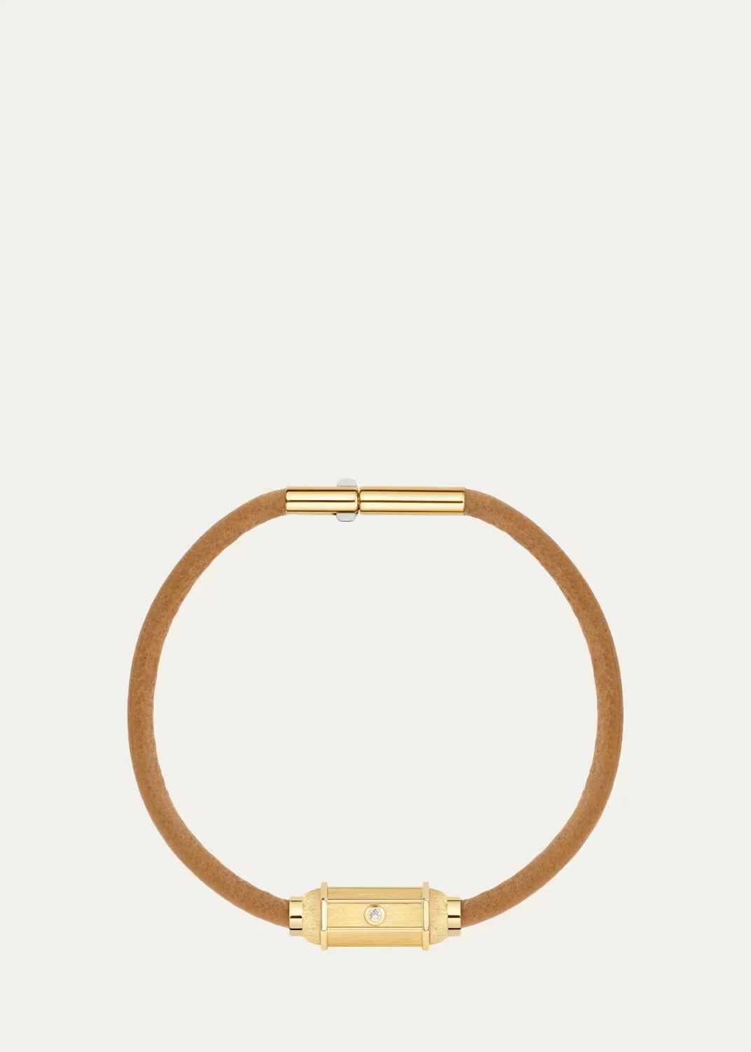 18K Yellow Gold & 0.11 TCW Diamond Cord Bracelet by Marie Lichtenberg
