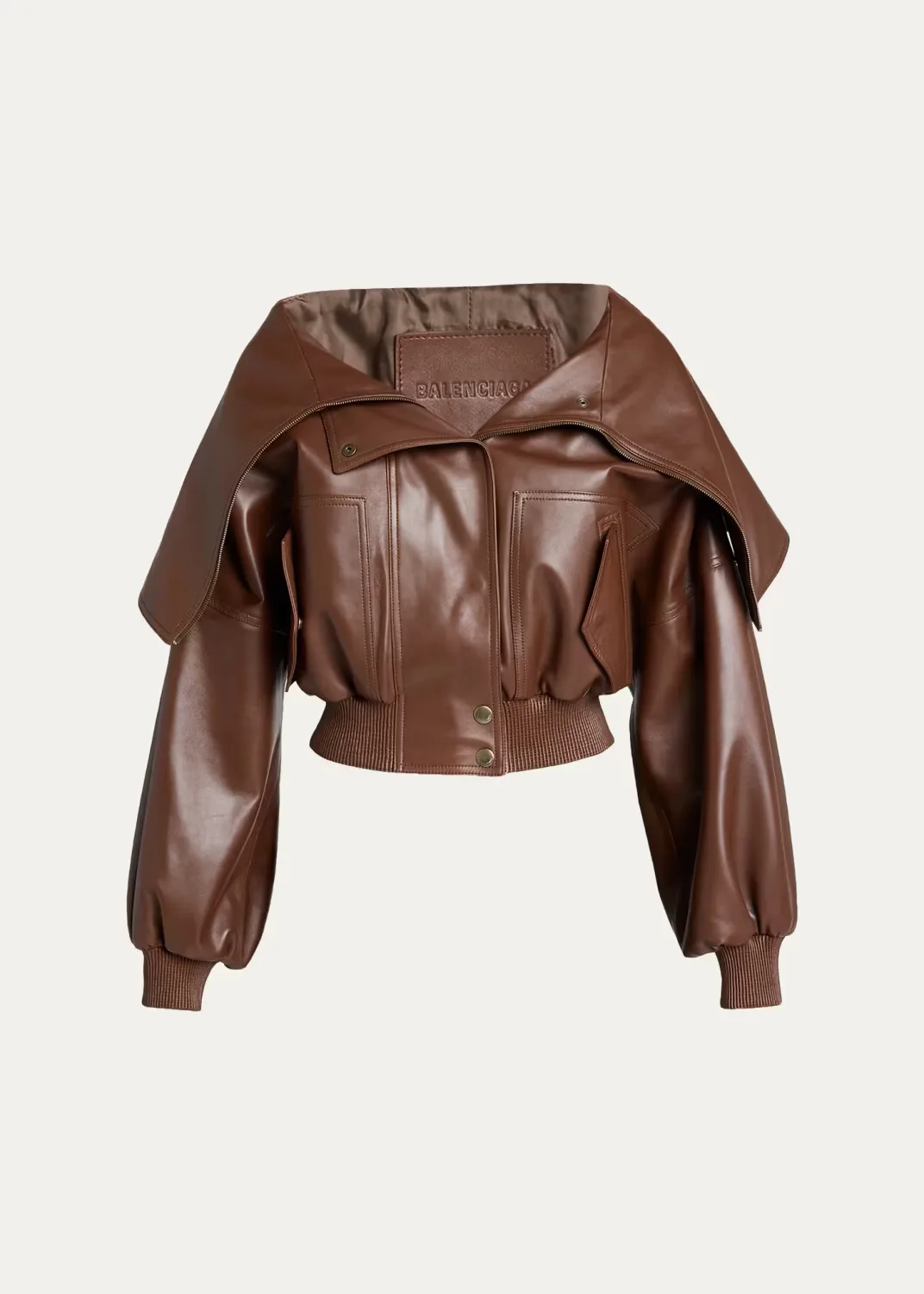 Wrap Collar Blouson Jacket by Balenciaga